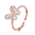 Simple Butterfly Floral (Rose Gold 4859) Rose Gold