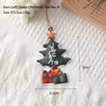 Addobbo natalizio nordico a forma di albero in ferro verde con scritta Welcome - Stile Albero di Natale 4