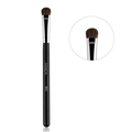 E02 Professional eyeshadow brush with natural horse hair and matte black handle - Black Medium E02 Eyeshadow Brush