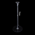 70 cm klarer Ballonständer mit Sockel für Tisch-Geburtstagsparty-Dekorationen - Verdickter Basis-Stil
