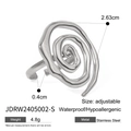 Spiral Line Wrap Style(JDRW2405002-S) Silver