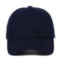 Cappellino da baseball blu scuro con parte superiore morbida per protezione solare - Regolabile / Blu navy