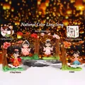 Set of 4 Ancient Chinese Beauty figurines in swinging design with gift box - Four Beauties Swing Figurines Set of 4