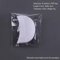 Set of 20 small white non-woven eyeshadow guard stickers for eyelash extension - 20Pcs/Small/OPP Bag