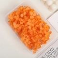 Preserved orange hydrangea petals in clear box for DIY crafts and wedding decor - 5g / Orange