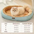 Tabella taglie cuccia verde calda per animali domestici in misure M, L, XL, XXXL - Taglia M / 50x40cm / Verde chiaro