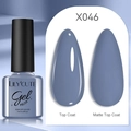 LILY'CUTE 7ml gel polish X046 in glossy and matte finishes for professional manicures - Blue Purple (46)