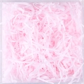Pink shredded raffia paper filler for gift boxes, 20g pack for Easter packaging - Light Pink