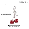 Half Cherry Red Silver