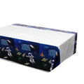 Space astronaut party tablecloth featuring cartoon rockets and planets on blue border - Astronaut Tablecloth B (130*220cm)