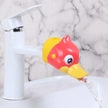 Cartoon duck faucet extender in red and yellow for kids' hand washing assistance - Upgraded Universal Cute Duck / Red