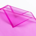 Waterproof semi-transparent rose red flower wrapping paper with matte finish and thick border - Magic Border - Rose Red