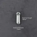 Mini stainless steel waterproof capsule pendant container 30mm for pills and emergencies - Stainless Steel Small