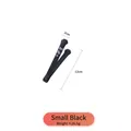 Small black silicone cat paw food tongs for BBQ and bread, 12cm stainless steel mini clip - Small Black (Upgrade) One-piece Silicone