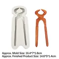 Molde de silicona para fondant y chocolate con forma de alicates acabado blanco - 2# Alicates/A49/Gris