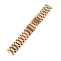 Cinturino a maglie in acciaio inossidabile oro rosa con finitura spazzolata e chiusura - 20mm / Oro Rosa (Cavo)