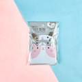 Three animal-shaped sticky notes set in pink, gray and brown hamster designs - Hamster Styles
