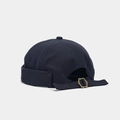 Detalle del gorro miki azul marino con hebilla metálica ajustable vintage en la parte trasera - Liso-Gris Oscuro