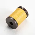 0.4mm yellow waxed polyester thread tightly wound on brown plastic spool for DIY sewing - 0.4mm/110m / #27 Beige