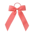 Nœud pour cheveux en gros-grain rose avec longs rubans pour filles et enfants - Rose
