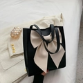 Black Base White Bow