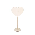 Heart-shaped wooden decorative sign with stable base for weddings and parties - Heart Plain Board