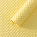 Pale yellow waterproof flower wrapping paper with 3D embossed polka dot texture - Puff Relief Paper - Chardonnay Yellow