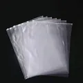 Sac de rangement pour chaussures en plastique dépoli imperméable avec fermeture éclair - 5 Pièces / Grand 40*30cm / Translucide