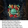 Merry Christmas colorful ball static cling stickers for holiday glass window decoration - Small (40x45CM) / SDHZUV-21B (Red & Green Baubles)