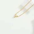 Minimalist gold-tone letter Y necklace with a delicate chain for women fashion - Letter Y