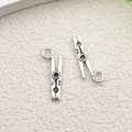 DIY antique silver clothespin alloy charms for handmade jewelry and earrings - Mini Tool Clothespin