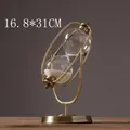 Luxury 30-minute rotating vintage bronze hourglass with white sand for office decor - Rotating Hourglass (30 Mins) (JL00069)