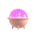 Mini space rabbit lava lamp in cherry blossom pink with soft purple LED atmosphere light - 113-Small UFO-Pink