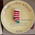 Mini red and white striped knit Christmas stocking decoration with green accents 6x4cm - Medium-Stripe Red