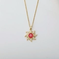 Standard Type Gold Rose Red Opal