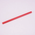 Reusable red Tritan plastic straw for water bottles with a 1cm diameter wide hole - 1*20cm / Red