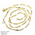 Detailed macro view of 45cm copper heart chain necklace with 2mm link width and 3.2g weight - Heart Curb Chain