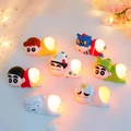 Set de 7 veilleuses Crayon Shin-chan avec figurines mignonnes pour la décoration - Veilleuse Fesse Shin-chan / Coffret Complet
