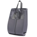 Borsa da viaggio grigio scuro per scarpe in tessuto impermeabile e rete traspirante - Grigio