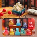 Détail de 9 styles de figurines de dragon et 1 édition de collection rare et cachée - Boîte Entière (Lot de 9) / Série Sceau Impérial