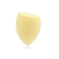 Bright yellow makeup sponge with a drop-shaped slanted cut for flawless foundation blending - Bevel Shape - Yellow
