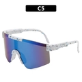 White Frame Blue-Purple Lens