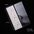Single flower packaging bag with purple hyacinth pattern card 15.5x47.5cm for DIY floral gift - Floral Small Single: Purple / 10 Sheets/Pack