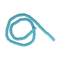 Sky blue polymer clay disc beads for DIY jewelry making in a spiral arrangement - Blue