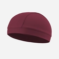 Breathable burgundy mesh cycling cap designed for running and helmet liner usage - Burgundy