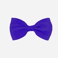Dark purple grosgrain ribbon bow hair clip with high-quality textured fabric for kids - Single Item / Deep purple