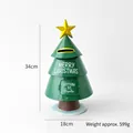 Cassetta delle lettere a forma di albero di Natale in metallo verde h 34cm - Cassetta Postale Albero di Natale