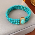 Multi-layer Beaded Bracelet (Blue)