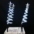Spiral LED Christmas star pathway lights for festive garden and outdoor decoration - Style 13-Spiral Star Stake Light / 50cm Height