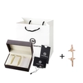Coffret montre et bracelet abeille en or rose avec boîte cadeau et sac de luxe - Coffret Cadeau Montre Avec Bracelet Abeille